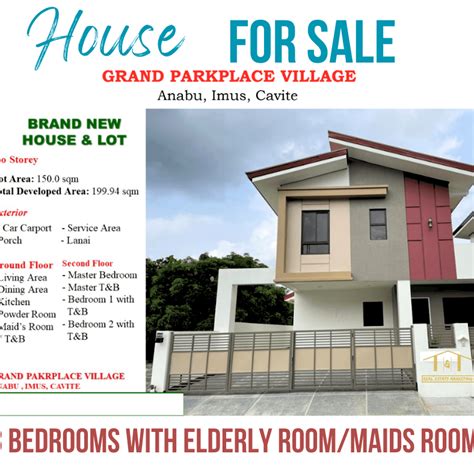 house and lots in the grand parkplace village|House And Lot For Sale @ Grand ParkPlace Village.